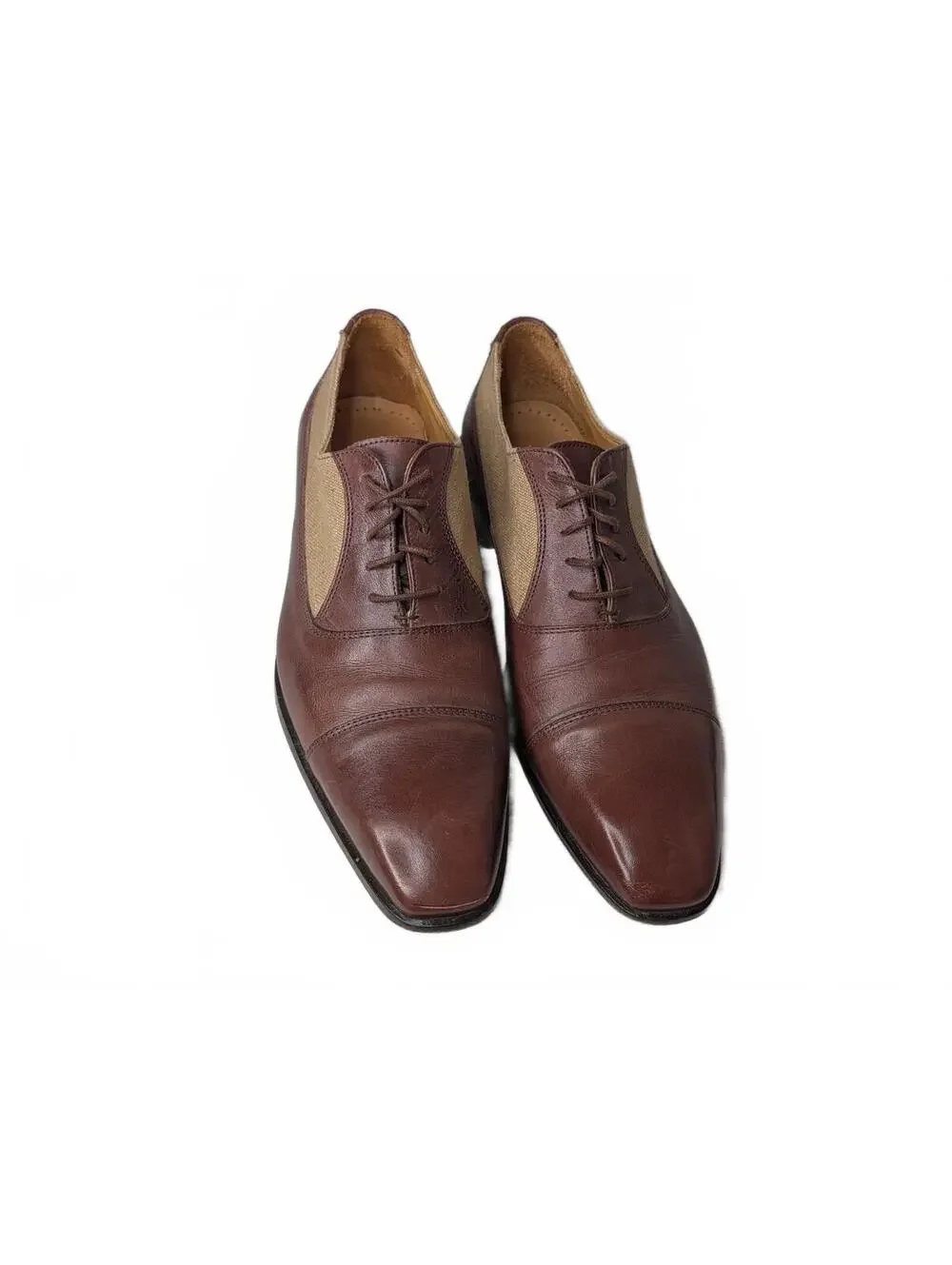 Paul Fredrick Made In Italy Men's Two Tone‎ Oxford Size 11